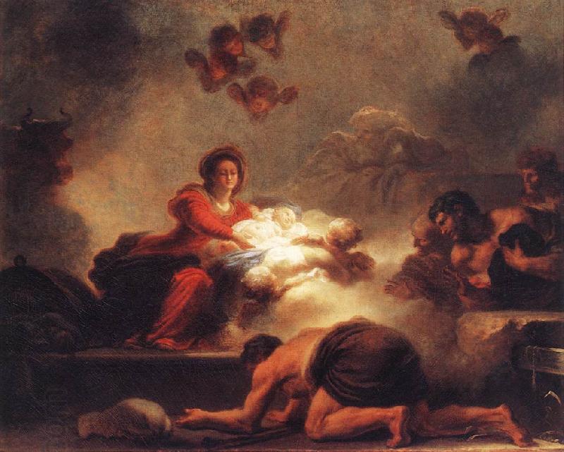 Jean-Honore Fragonard Adoration of the Shepherds China oil painting art